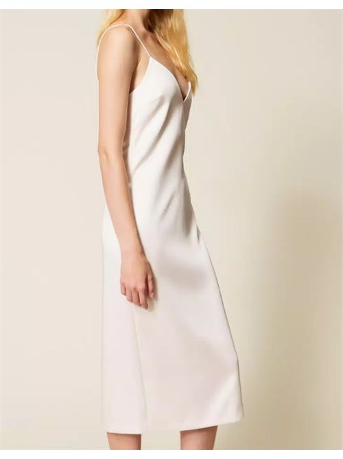 DUCHESSE LONG DRESS TWIN SET | 261TP241600570 SABBIA ROSA